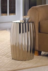 Silver Metal Decorative Stool for Home Decor Silver Metal Decorative Stool for Home Decor